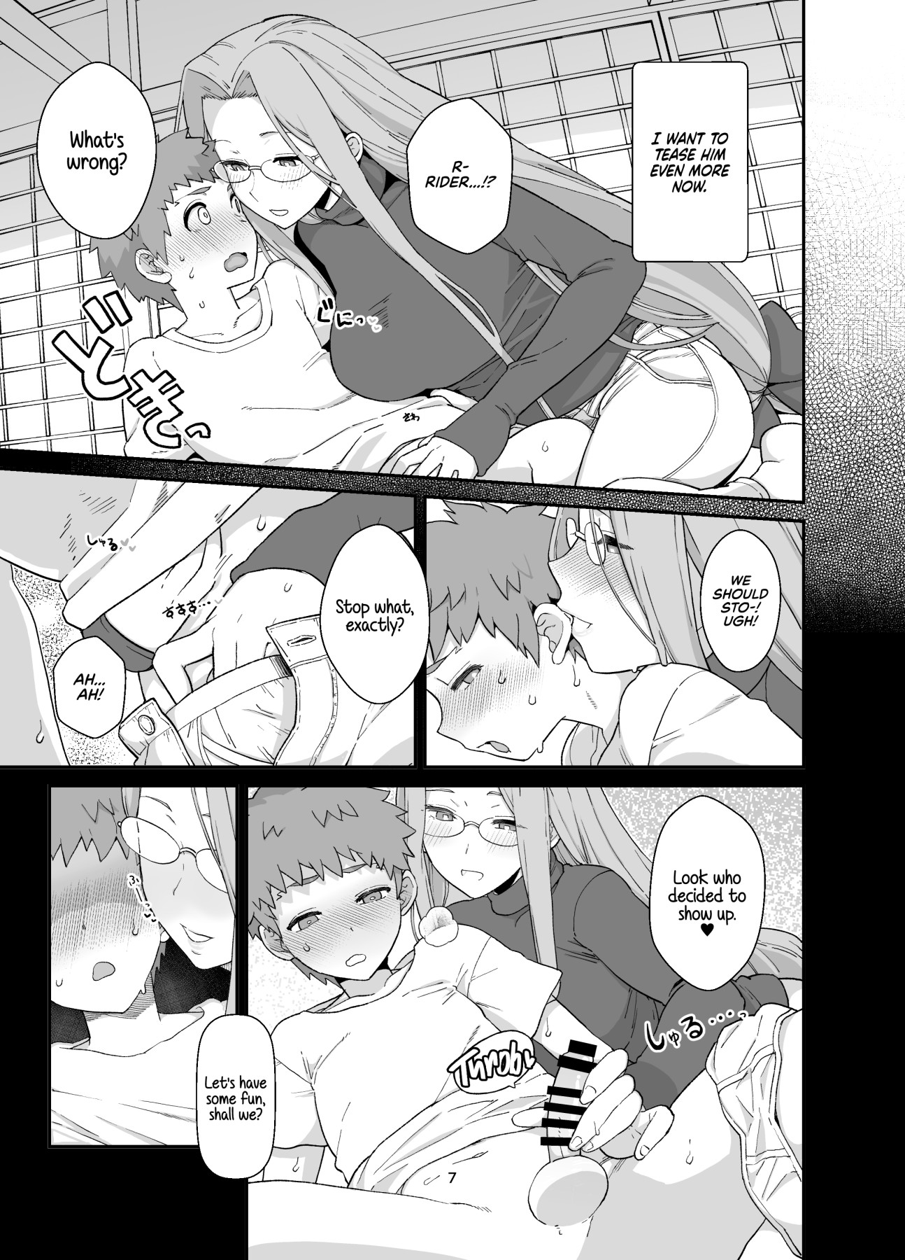 Hentai Manga Comic-Staying Home With Rider-san-Read-9